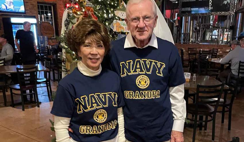 Navy Grandpa and Navy Grandma