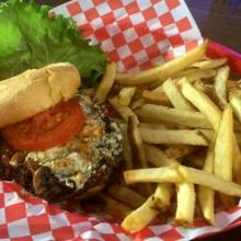 Blue Shroom Burger